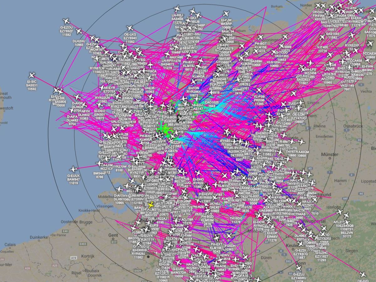 FLIGHT ANTENNA voor ontvangst van ADS-B signalen op 1090 MHz