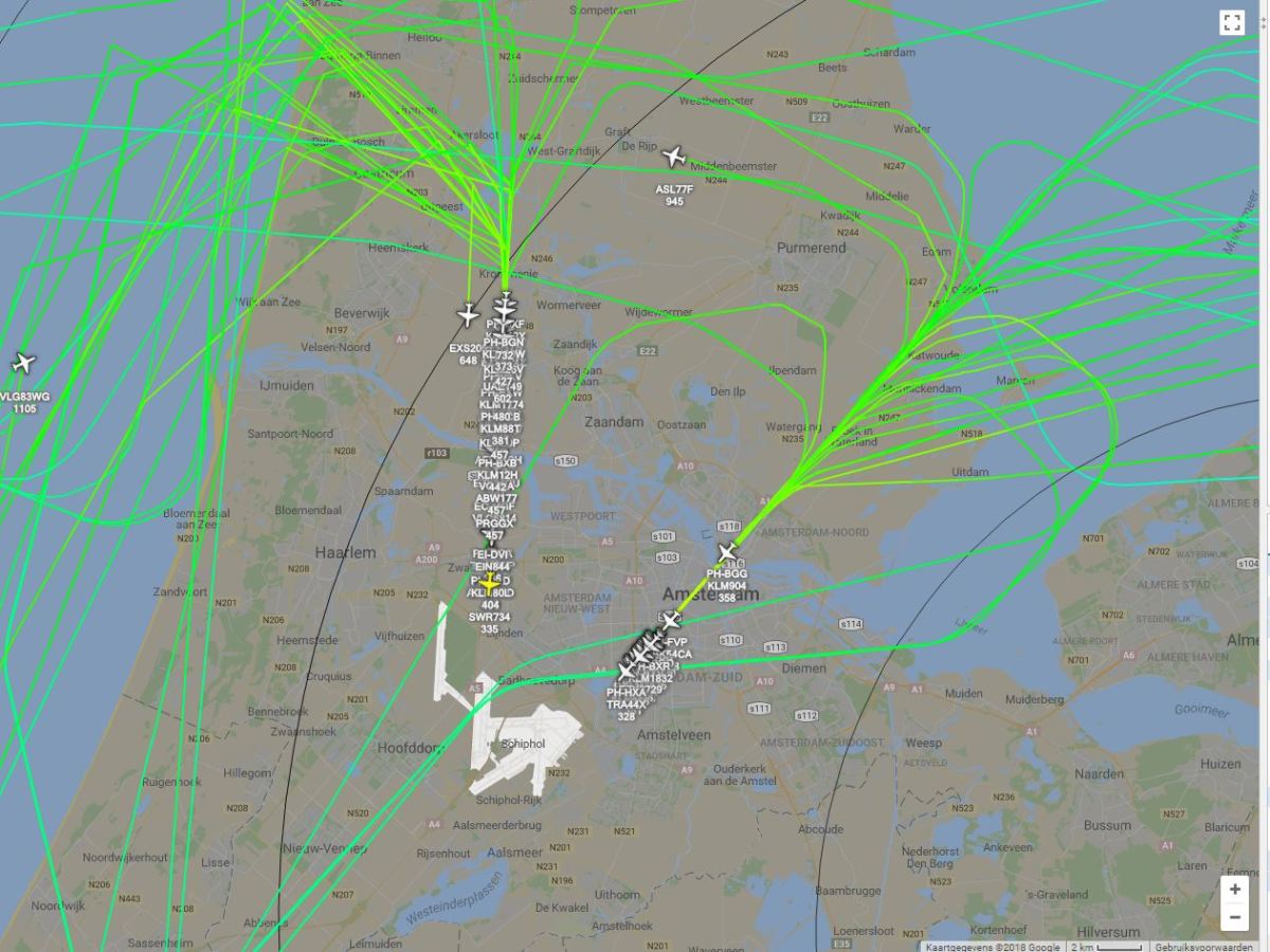 Eigen virtual Flight-radar maken