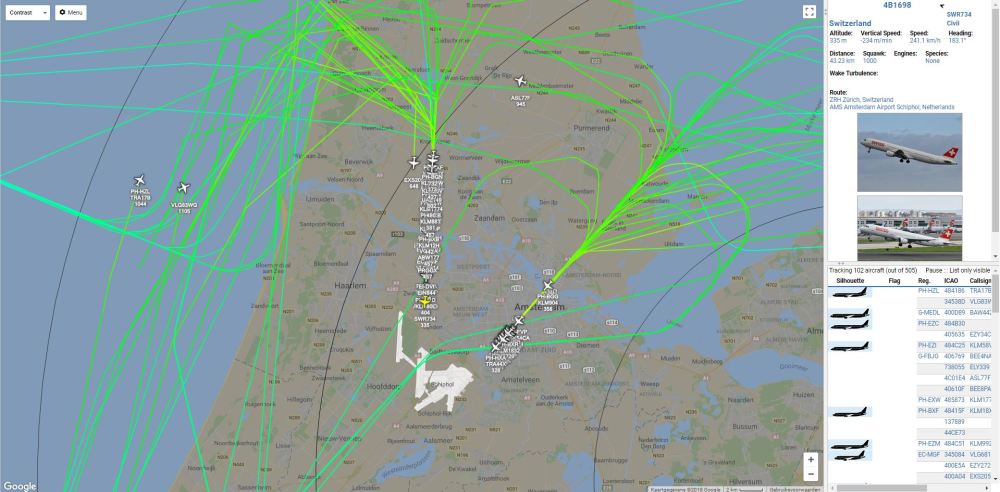 Eigen virtual Flight-radar maken